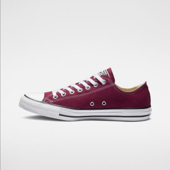 Converse Shoes - Converse Low Top Maroon Color Shoes